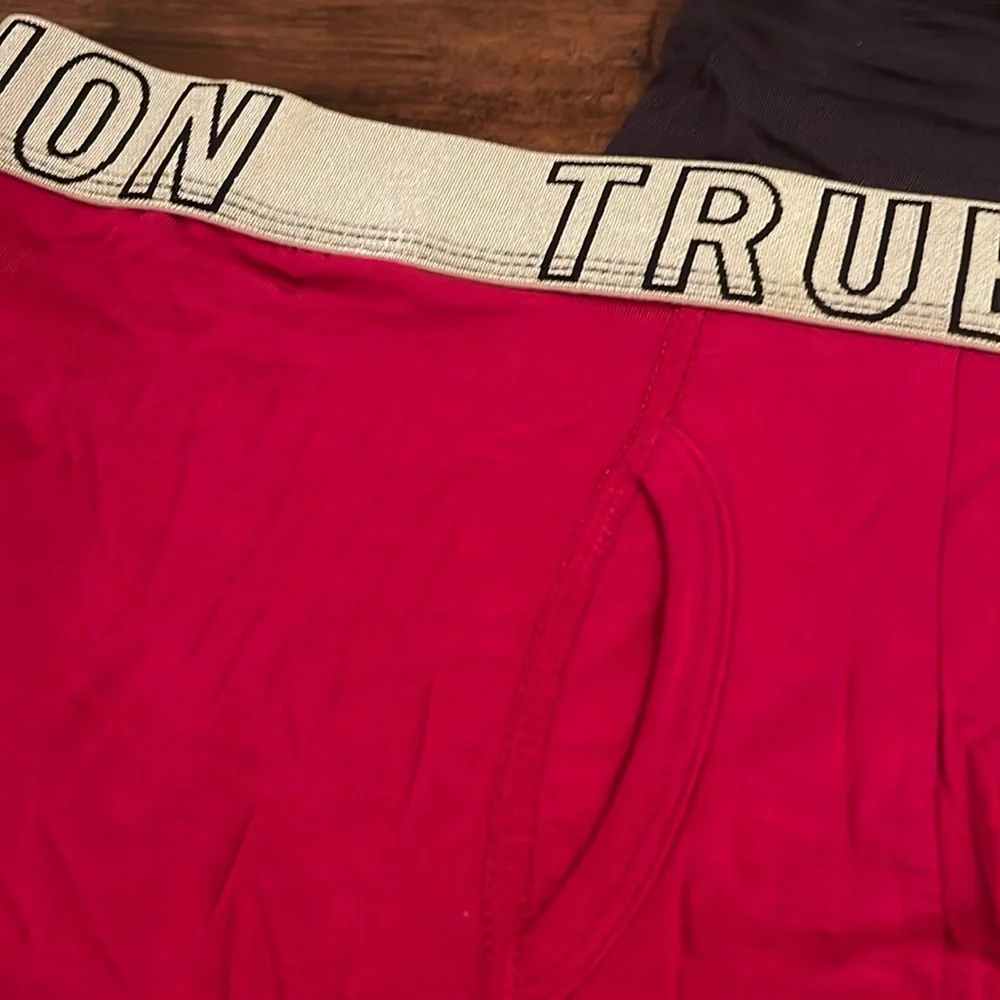 True Religion LARGE Fly Front MODAL/Spandex Boxer Brief (2 Single Pairs)